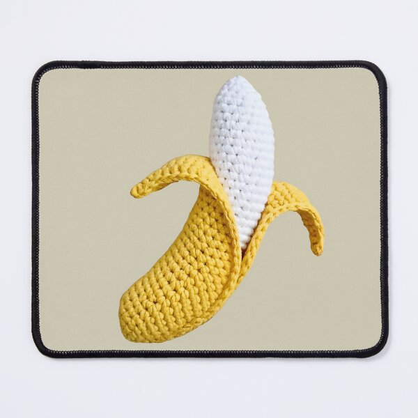 Item preview, Crochet Banana Yarn Art Amigurumi Plushie designed and sold by TackyTime.