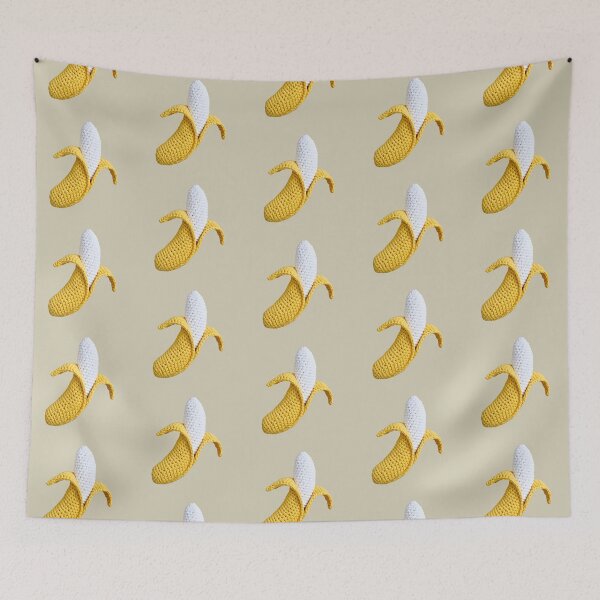 Item preview, Crochet Banana Yarn Art Amigurumi Plushie designed and sold by TackyTime.