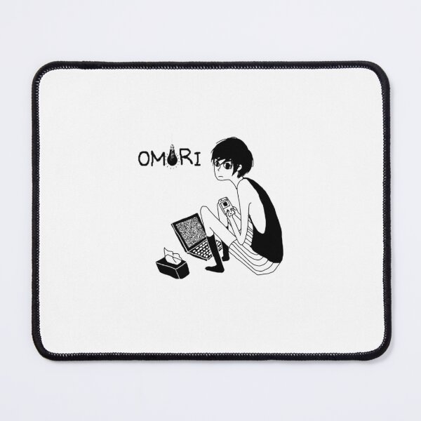 Item preview, Omori White Space Minimalist | Aesthetic Indie Game | Omori White Space Minimalist | Omori Black Space Horror | Red Hands Psychological Glitch designed and sold by CrispyToastYT.
