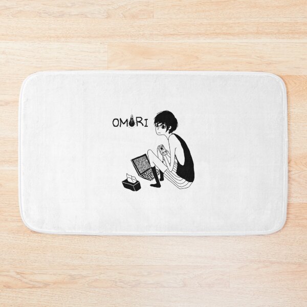 Item preview, Omori White Space Minimalist | Aesthetic Indie Game | Omori White Space Minimalist | Omori Black Space Horror | Red Hands Psychological Glitch designed and sold by CrispyToastYT.
