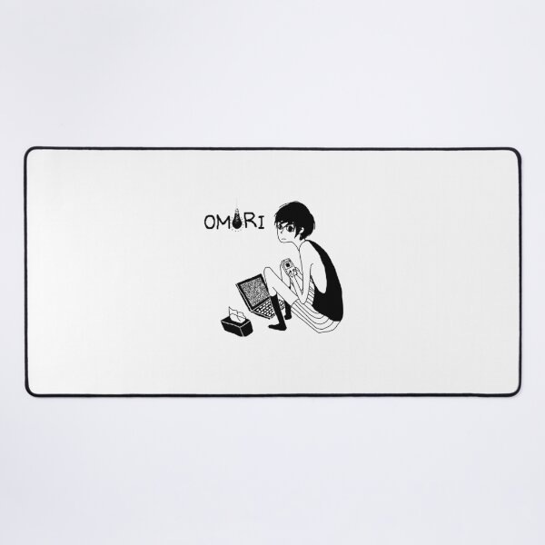 Item preview, Omori White Space Minimalist | Aesthetic Indie Game | Omori White Space Minimalist | Omori Black Space Horror | Red Hands Psychological Glitch designed and sold by CrispyToastYT.