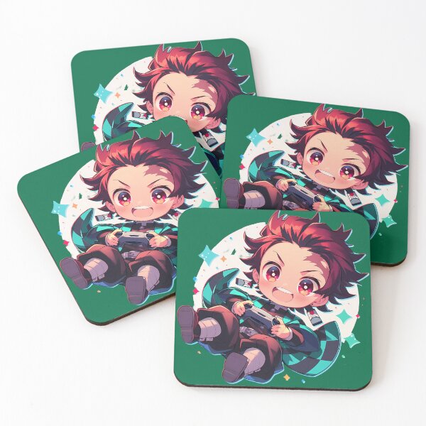 Item preview, Tanjiro Kamado Chibi Gamer Demon Slayer Joyful Boy designed and sold by mildaclairmo.