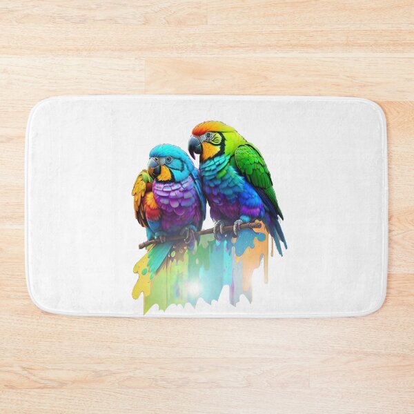Item preview, Rainbow parrots digital art design #Rainbow art, pride LGBTQ designed and sold by sdartproject.