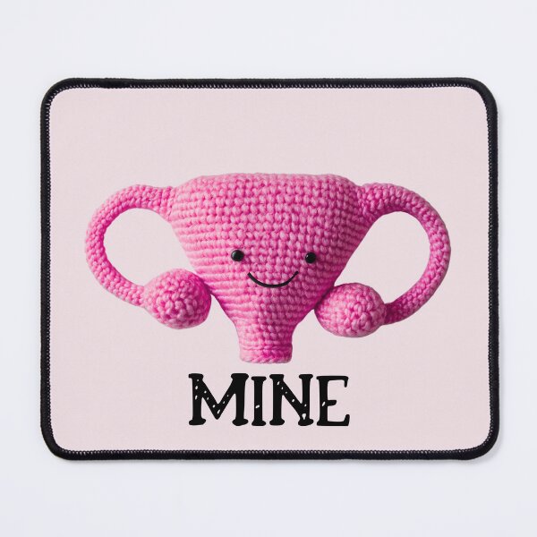 Item preview, Cute Pink Uterus MINE Animiguri Plushie designed and sold by TackyTime.