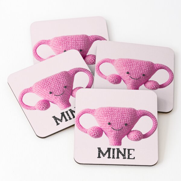 Item preview, Cute Pink Uterus MINE Animiguri Plushie designed and sold by TackyTime.