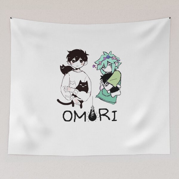 Item preview, Omori White Space Minimalist | Aesthetic Indie Game | Omori White Space Minimalist | Omori Black Space Horror | Red Hands Psychological Glitch designed and sold by CrispyToastYT.