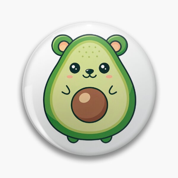 Item preview, Cute Bear Avocado Cartoon Icon Illustration designed and sold by elkuni.