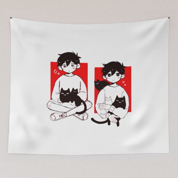 Item preview, Omori White Space Minimalist | Aesthetic Indie Game | Omori White Space Minimalist | Omori Black Space Horror | Red Hands Psychological Glitch designed and sold by CrispyToastYT.