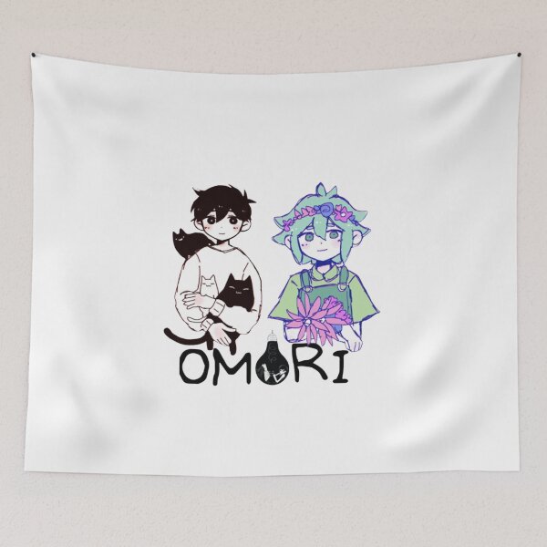 Item preview, Omori White Space Minimalist | Aesthetic Indie Game | Omori White Space Minimalist | Omori Black Space Horror | Red Hands Psychological Glitch designed and sold by CrispyToastYT.