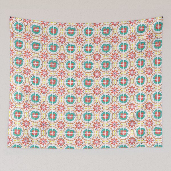 Item preview, Mexican Tile - Classical (Watercolor V3) designed and sold by pixquena.