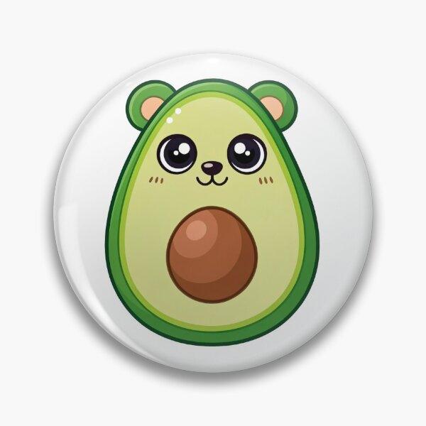Item preview, Cute Bear Avocado Cartoon Icon Illustration designed and sold by elkuni.