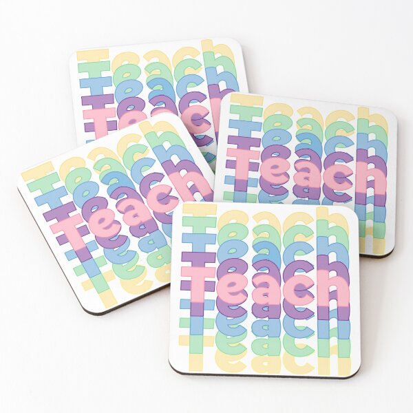 Item preview, Teach Multicolor Design designed and sold by MommyDoodles97.