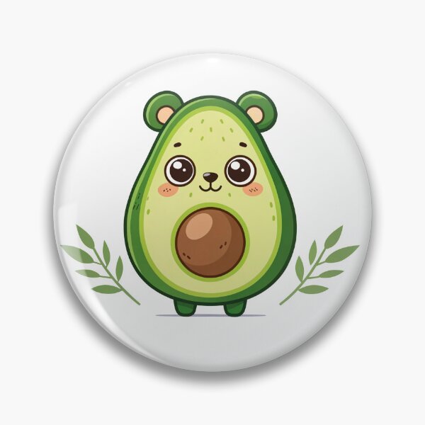 Item preview, Cute Bear Avocado Cartoon Icon Illustration designed and sold by elkuni.