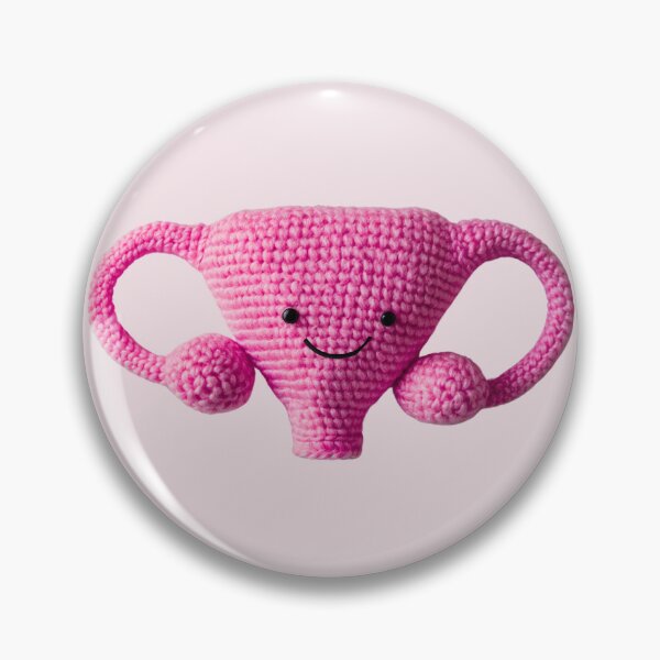 Item preview, Cute Crochet Animiguri Uterus Female Reproductive System designed and sold by TackyTime.