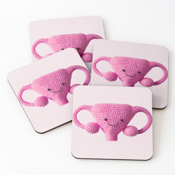 Item preview, Cute Crochet Animiguri Uterus Female Reproductive System designed and sold by TackyTime.