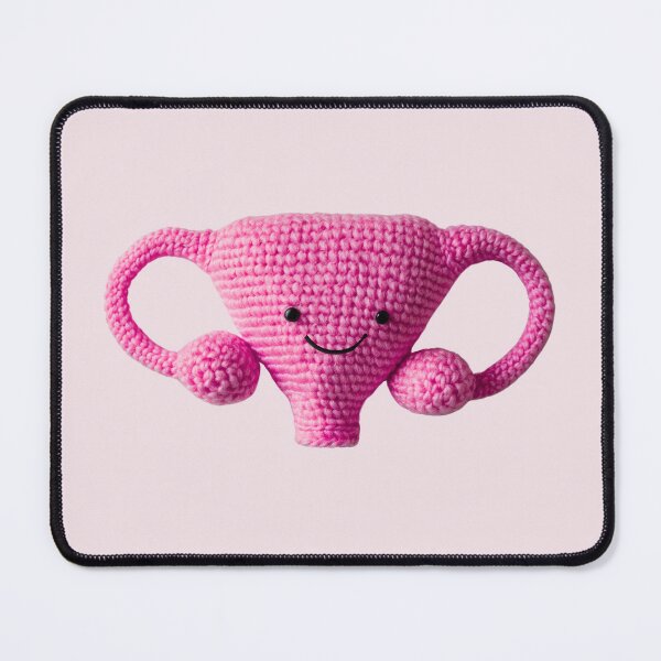 Item preview, Cute Crochet Animiguri Uterus Female Reproductive System designed and sold by TackyTime.