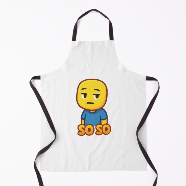 Item preview, So So Roblox Noob | Funny Meh Gamer Face | Roblox Meme Cartoon Design designed and sold by Printynest.