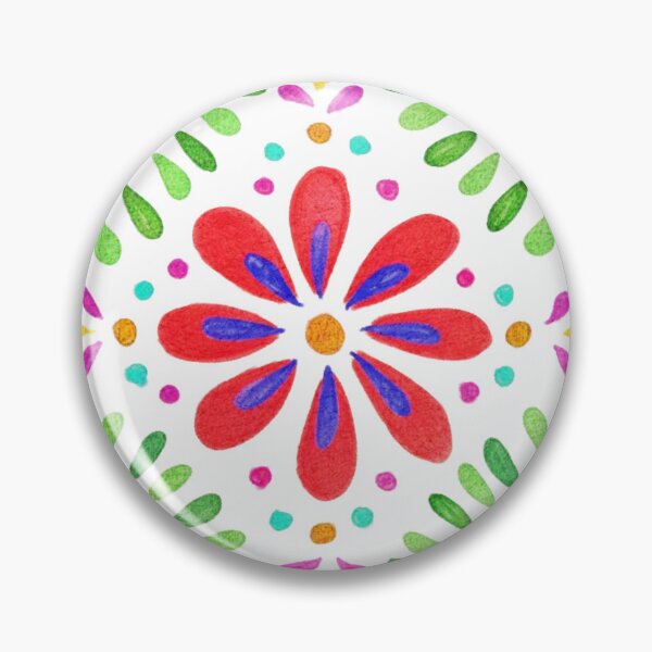 Item preview, Mexican Tile - Classical (Watercolor V4) designed and sold by pixquena.
