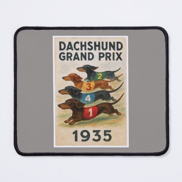Item preview, Dachshund Grand Prix 1935 designed and sold by retrographics.
