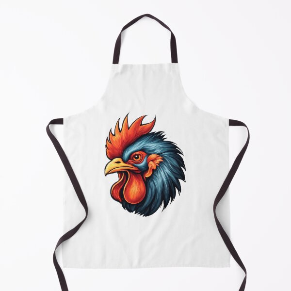 Item preview, fantastic and artistic representation of rooster head logo designed and sold by elkuni.