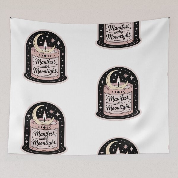 Item preview, Nighttime Magic Sticker – Spiritual Quote for Moon Lovers Eva Kiseleva  designed and sold by Eva Kiseleva.