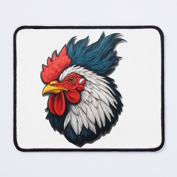 Item preview, fantastic and artistic representation of rooster head logo designed and sold by elkuni.