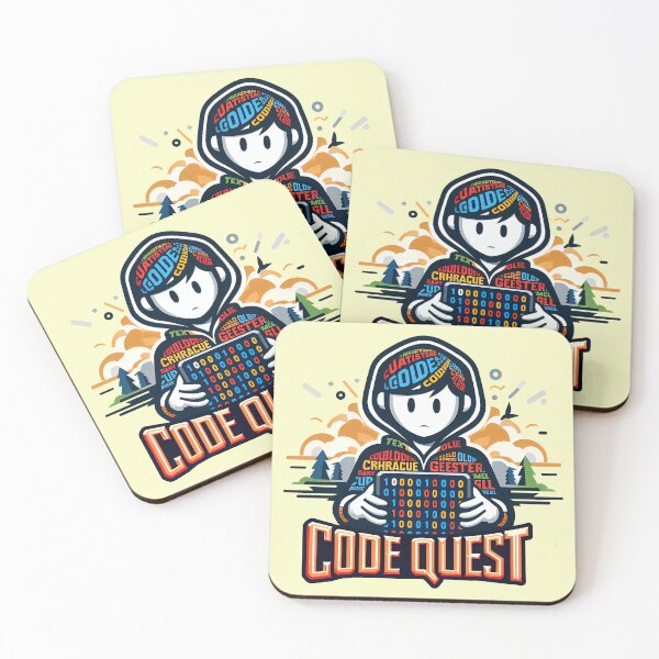 Item preview, Code Quest, typography designed and sold by maxmaj.