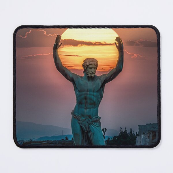 Item preview, Sunset at Statue of Zeus in Olympia designed and sold by AnimalAirtistry.