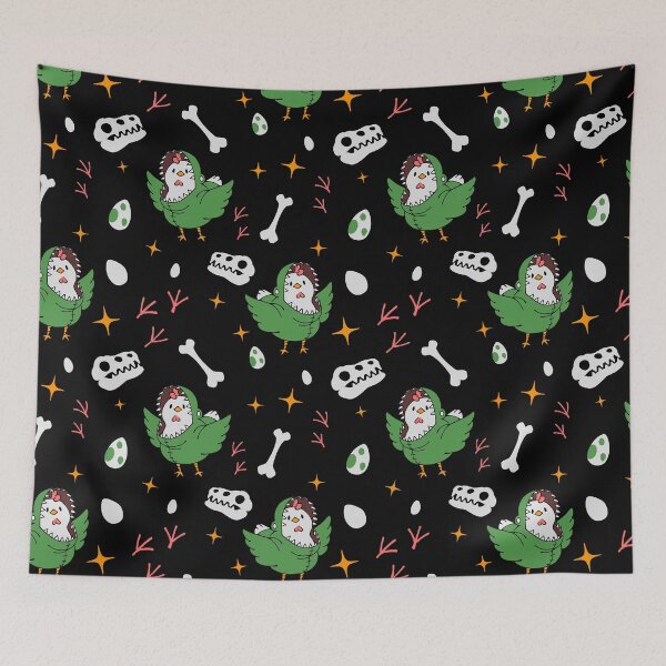 Item preview, Chickenossauro Rex Pattern by Tobe Fonseca designed and sold by Tobe Fonseca®.