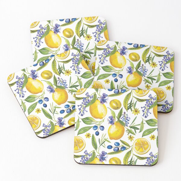 Item preview, Watercolour Botanical Lemon Seamless Pattern designed and sold by GracefulGiftsCA.