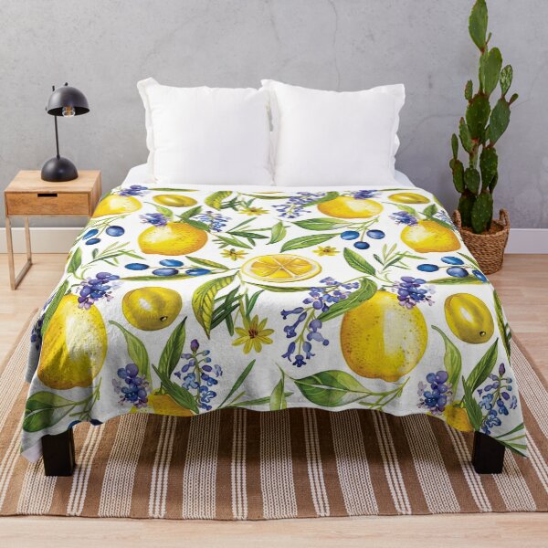 Item preview, Watercolour Botanical Lemon Seamless Pattern designed and sold by GracefulGiftsCA.