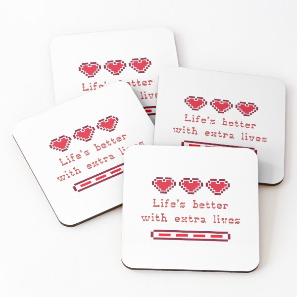 Item preview, Life's Better With Extra Lives Gaming designed and sold by NoGameUnturned.