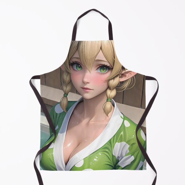 Artikelvorschau, Kunst Leafa Schwert Online Onsen Elf Schönheit Grün Yukata Frische Natur entworfen und verkauft von mildaclairmo.