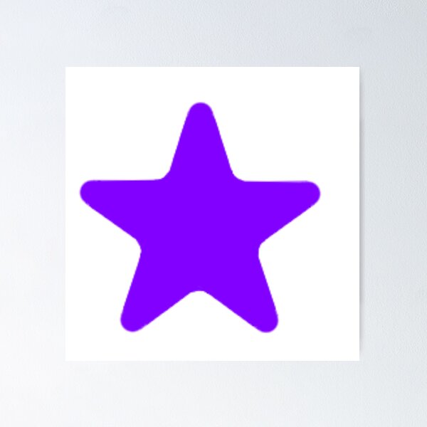 Item preview, violet star designed and sold by paladinprints.