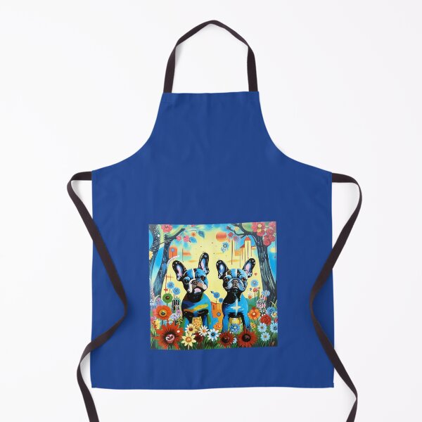 Item preview, Gemini. French bulldogs among exotic flowers. designed and sold by Natalia-Vlad.