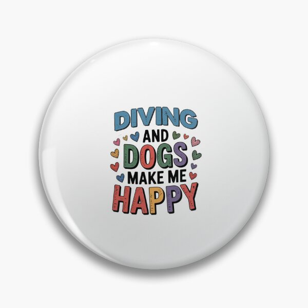 Item preview, Diving And Dogs Make Me Happy - Funny Diving Dogs Lover designed and sold by Oussinc.