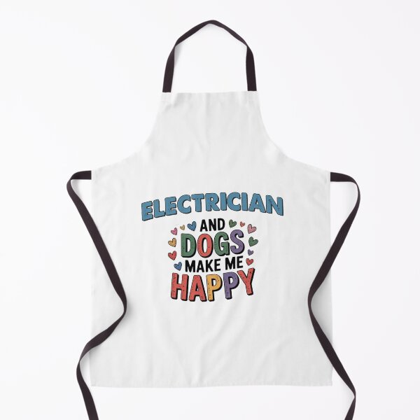 Item preview, Electricista y perros me hacen feliz - Electricista divertido amante de los perros designed and sold by Oussinc.