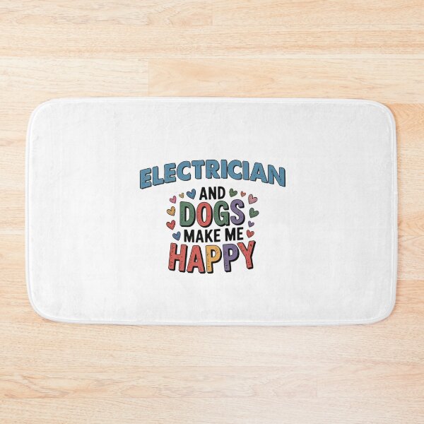 Item preview, Electrician And Dogs Make Me Happy - Funny Electrician Dogs Lover designed and sold by Oussinc.