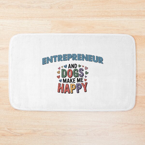 Item preview, Entrepreneur And Dogs Make Me Happy - Funny Entrepreneur Dogs Lover designed and sold by Oussinc.