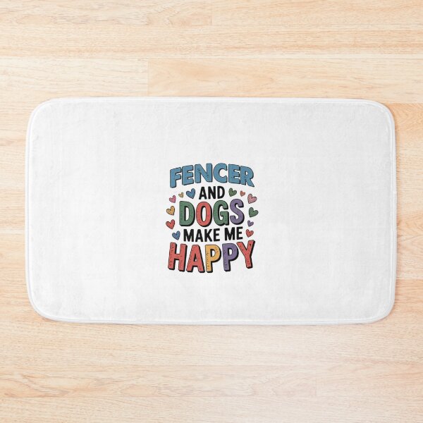 Item preview, Fencer And Dogs Make Me Happy - Funny Fencer Dogs Lover designed and sold by Oussinc.