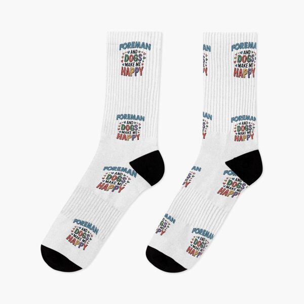 Item preview, Foreman And Dogs Make Me Happy - Funny Foreman Dogs Lover designed and sold by Oussinc.
