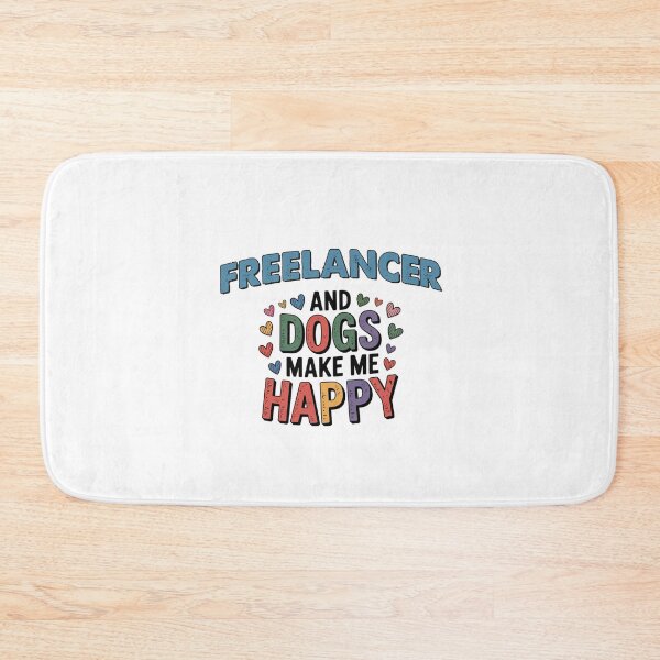 Item preview, Freelancer And Dogs Make Me Happy - Funny Freelancer Dogs Lover designed and sold by Oussinc.