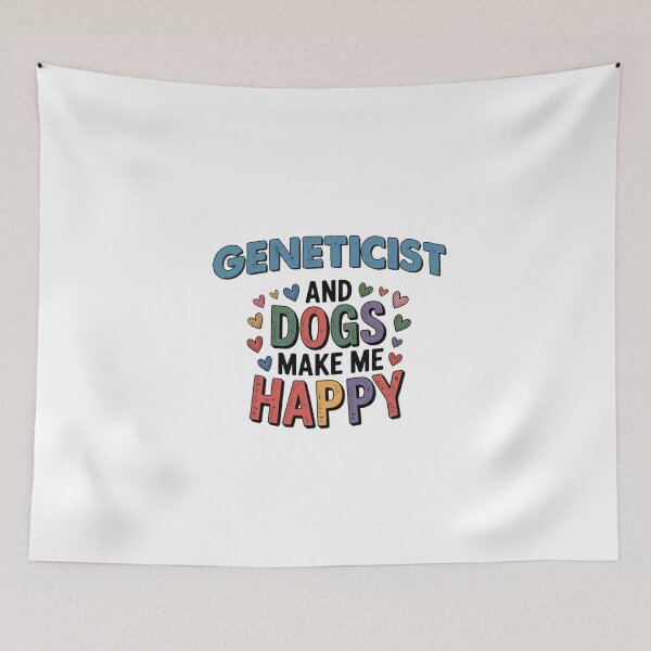 Item preview, Geneticist And Dogs Make Me Happy - Funny Geneticist Dogs Lover designed and sold by Oussinc.