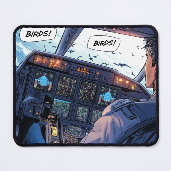 Item preview, "Birds, Birds! Chaos in the Cockpit" designed and sold by Smartalb.