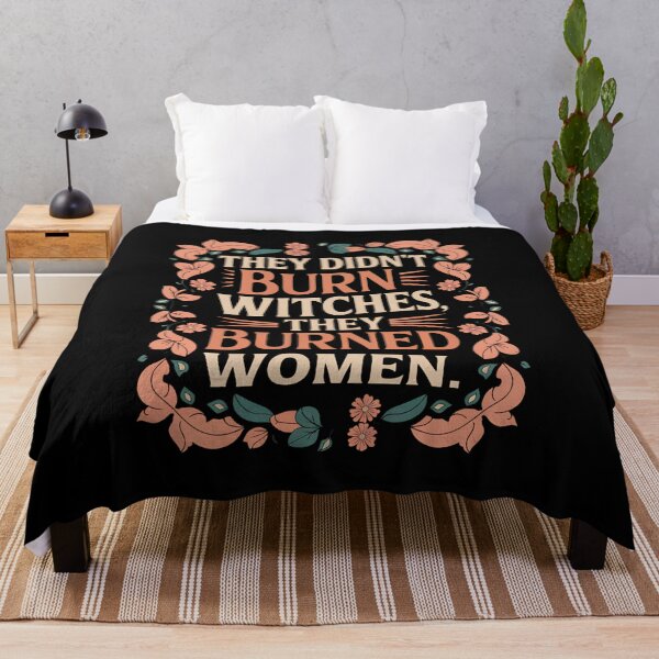 Item preview, They Didn't Burn Witches They Burned Women - Feminist Witch designed and sold by MAKOPOKOShop.