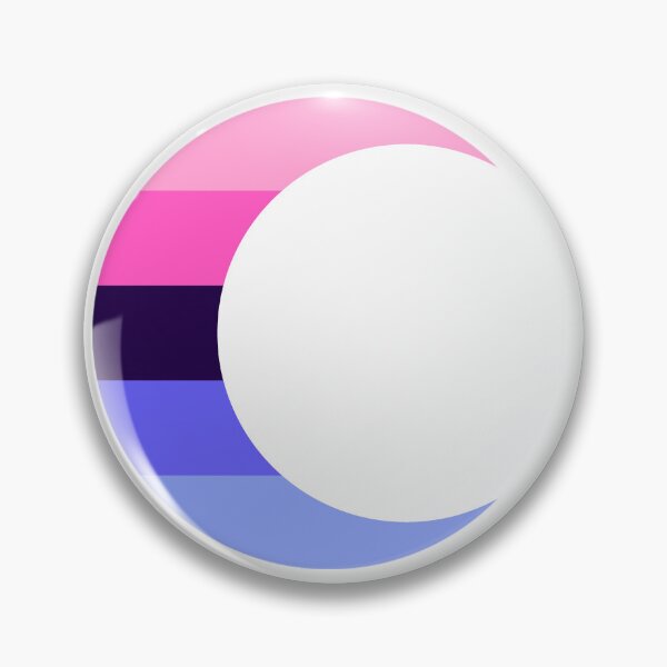 Item preview, Omnisexual Pride Crescent Moon designed and sold by dickensign.