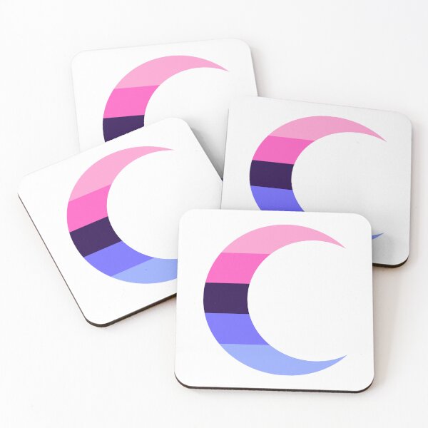 Item preview, Omnisexual Pride Crescent Moon designed and sold by dickensign.