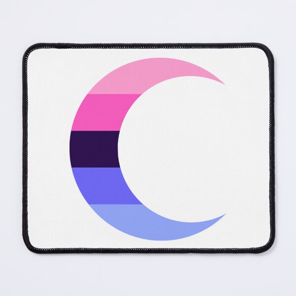 Item preview, Omnisexual Pride Crescent Moon designed and sold by dickensign.