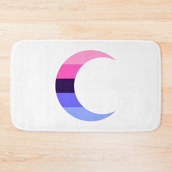 Item preview, Omnisexual Pride Crescent Moon designed and sold by dickensign.