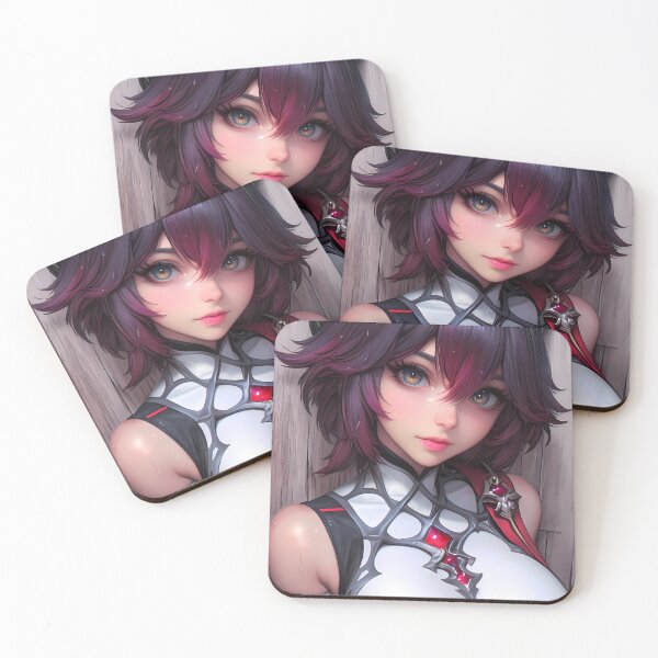 Item preview, Rosaria Crimson Priestess Steel Genshin Impact Game Girl designed and sold by mildaclairmo.